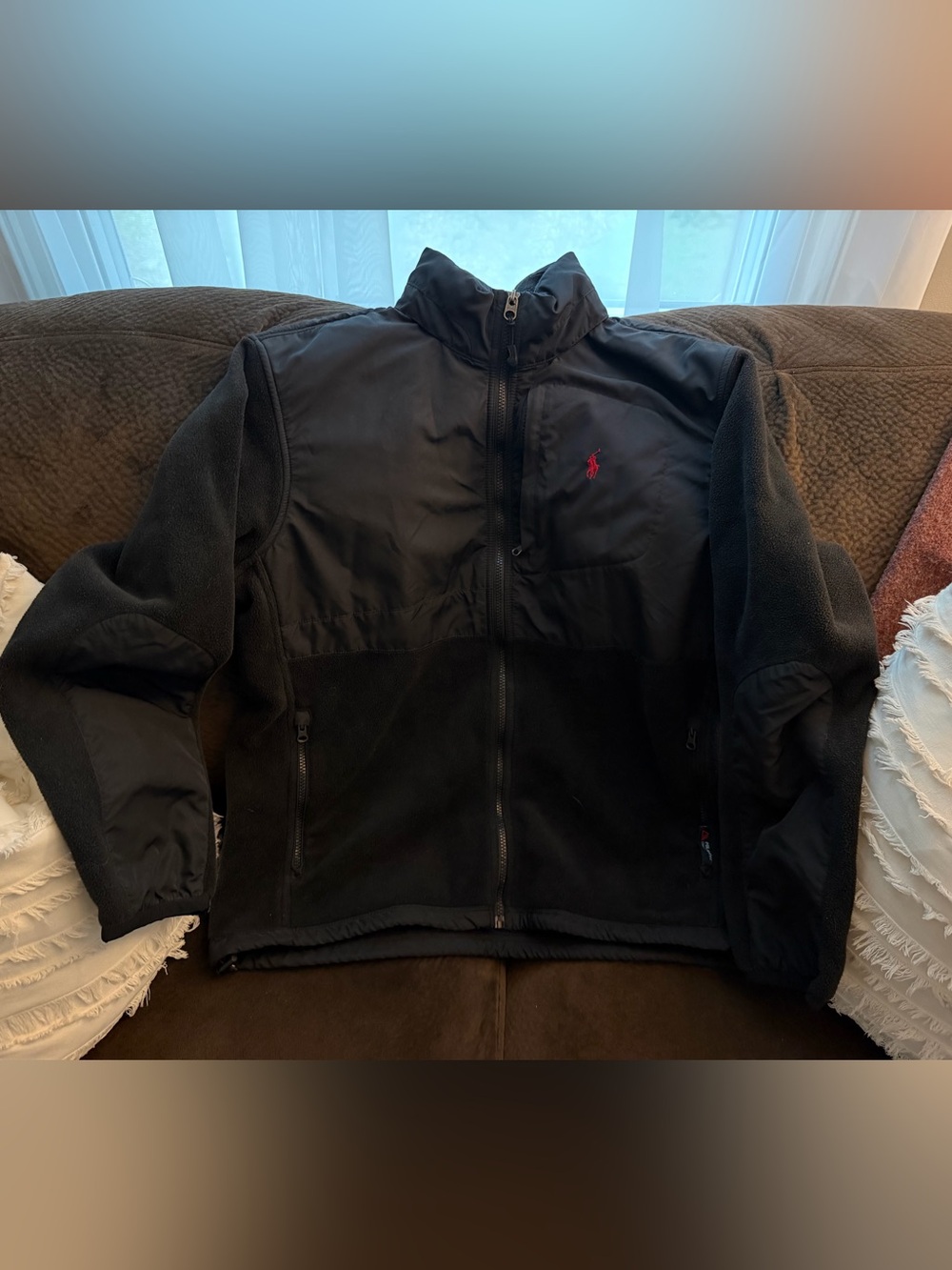 Ralph Lauren | Black Lightweight Fleece Jacket